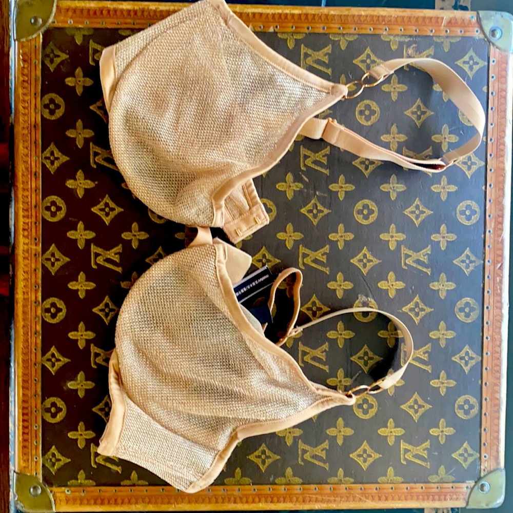 VICTORIA'S SECRET Chainmail Bra 34DD Nude